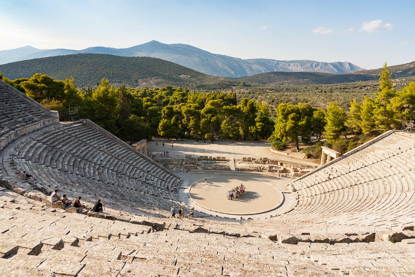 15 мест в Греции театр Эпидавра