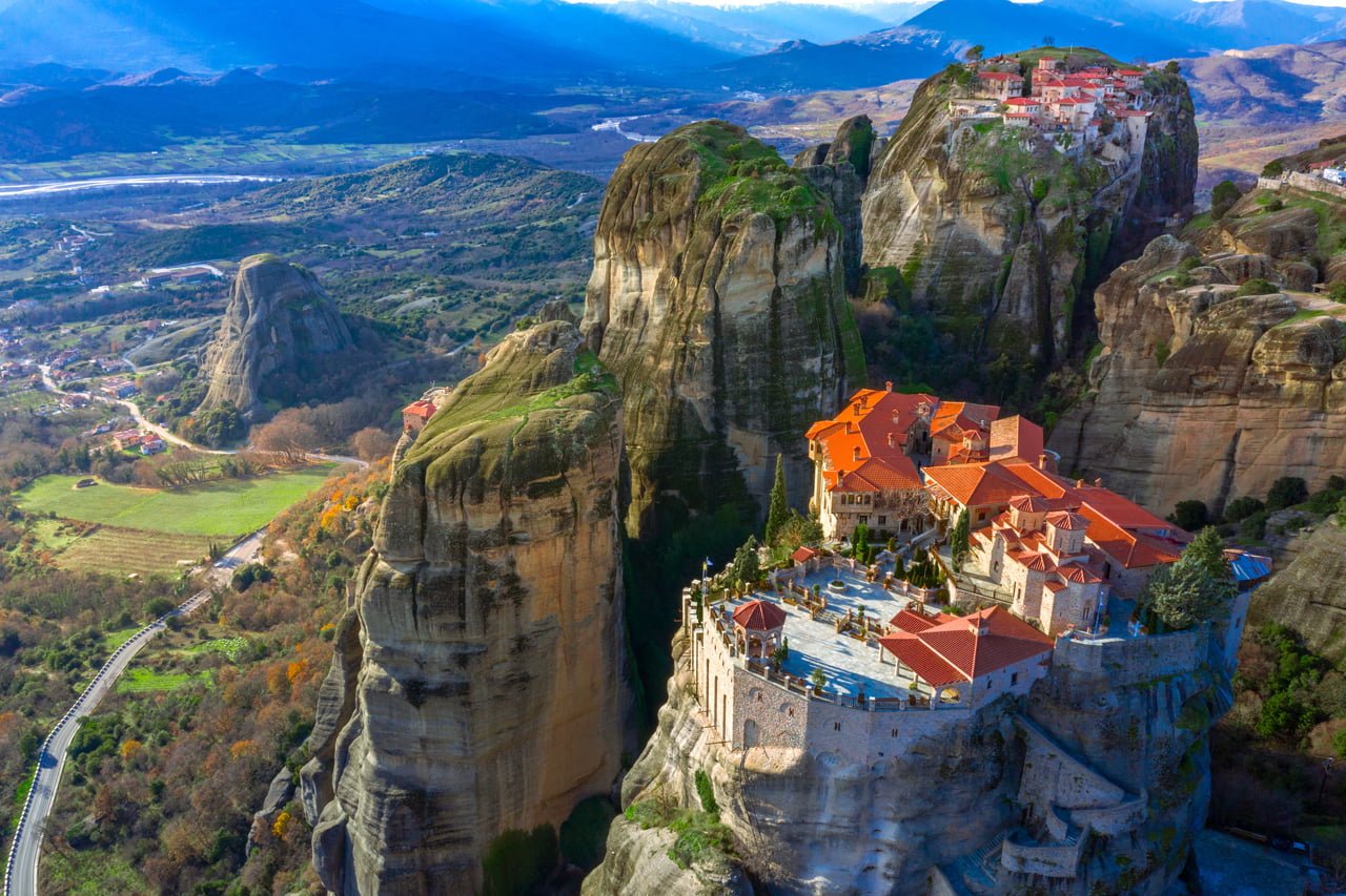что посетить в Греции монастыри Метеора