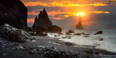 восход солнца в Исландии