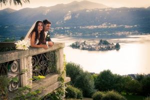 Свадьа в Италии на озере Комо
