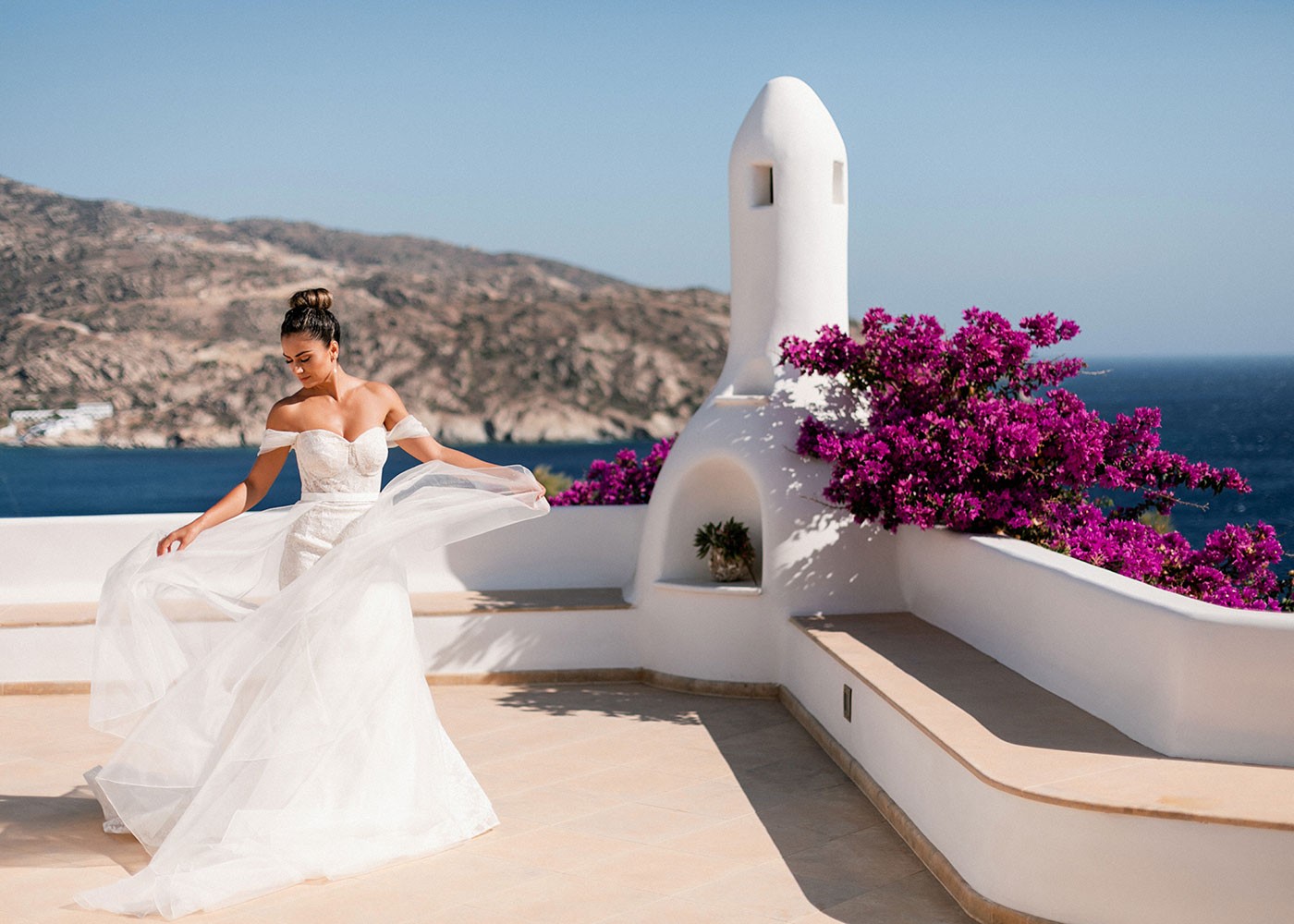 Свадебный день на Крите. Невеста