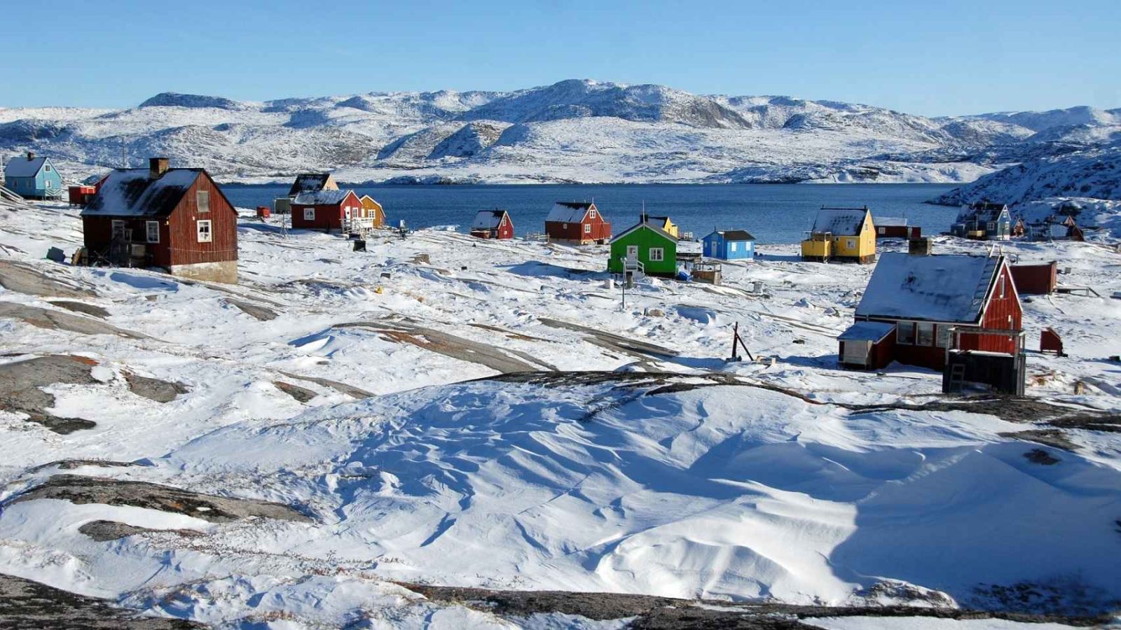 Гренландия зима 