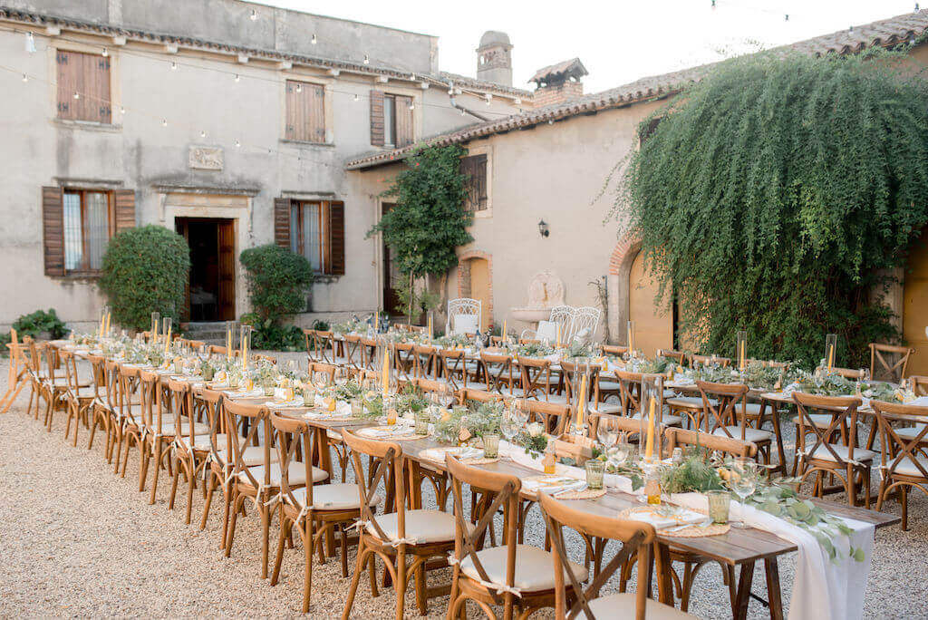 Свадебные столы Италия