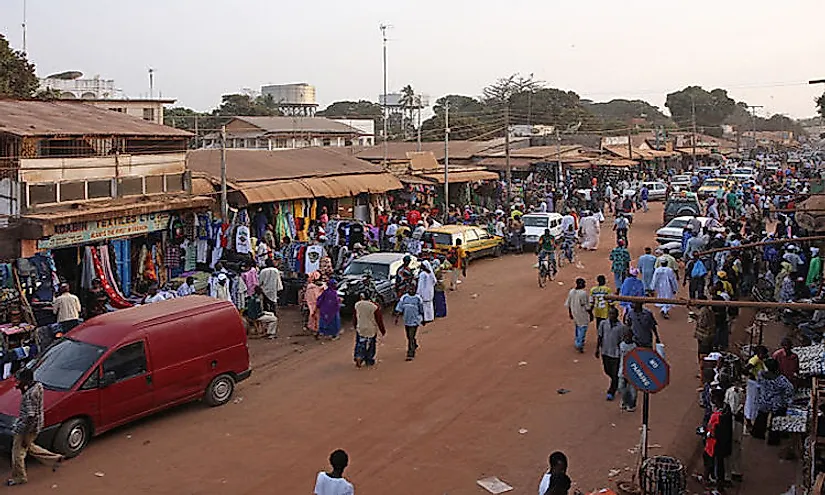 Чем заняться в Гамбии - рынок
