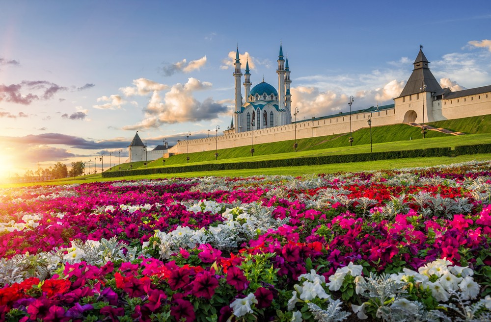 Казань город цветов