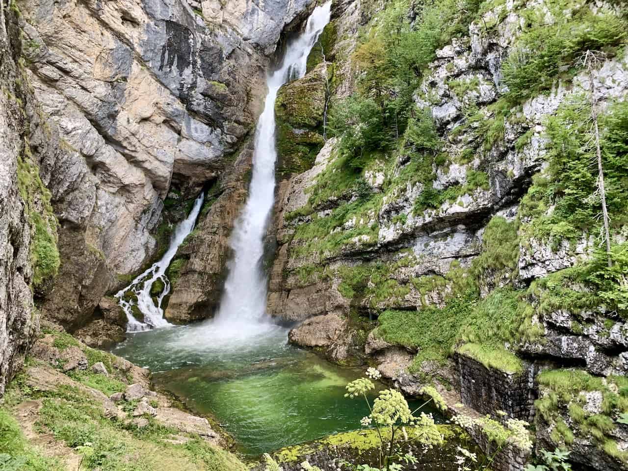 7 самых красивых словенских водопадов Савица