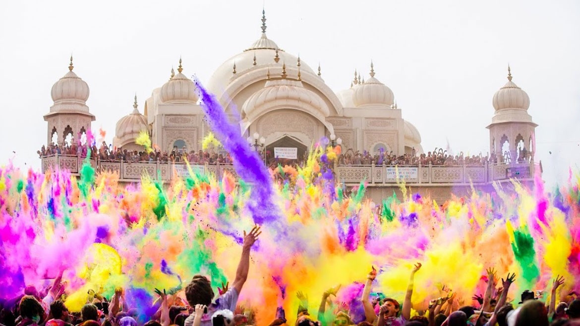 "Фестиваль красок" в Индии