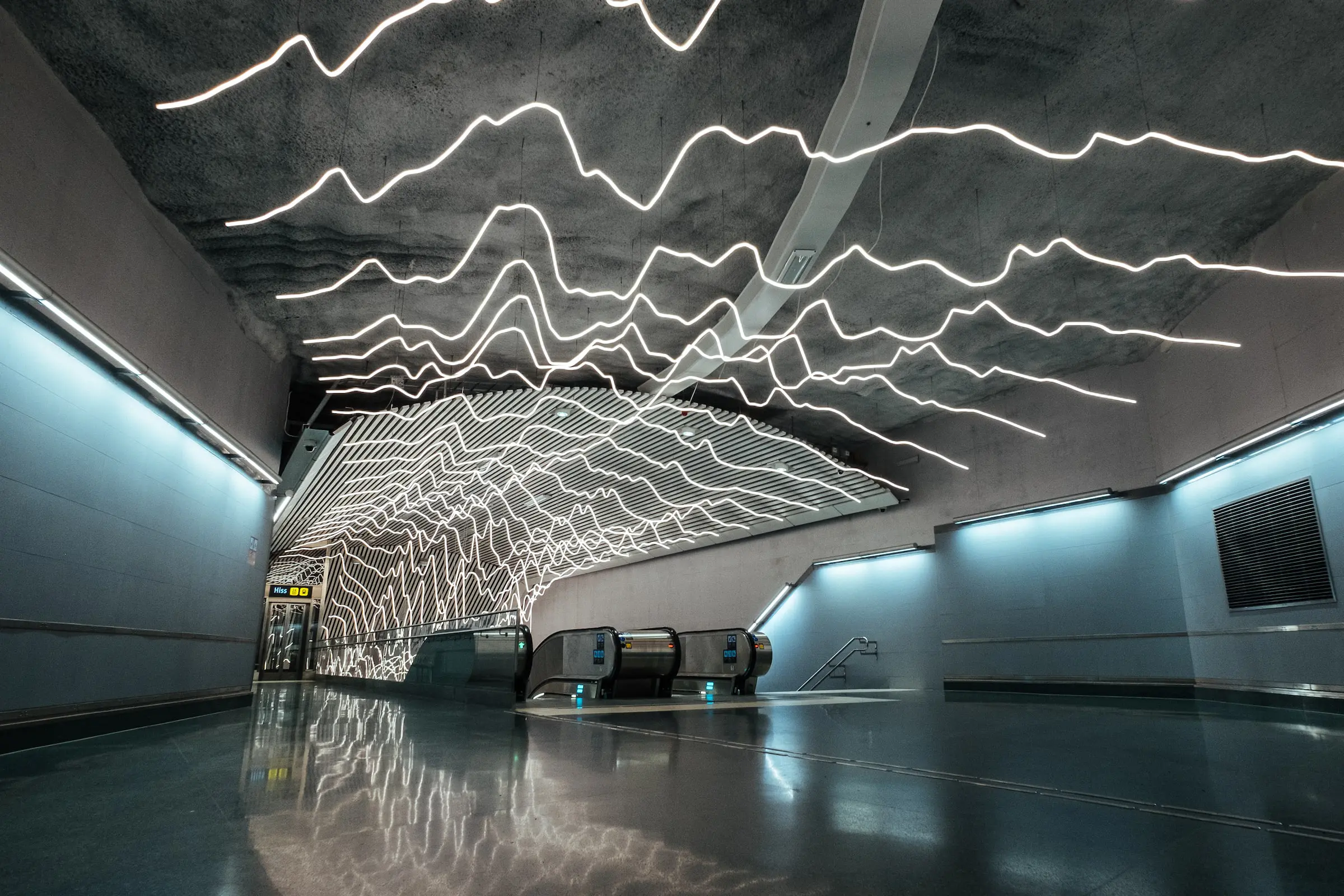 метро Стокгольма - красивые станции