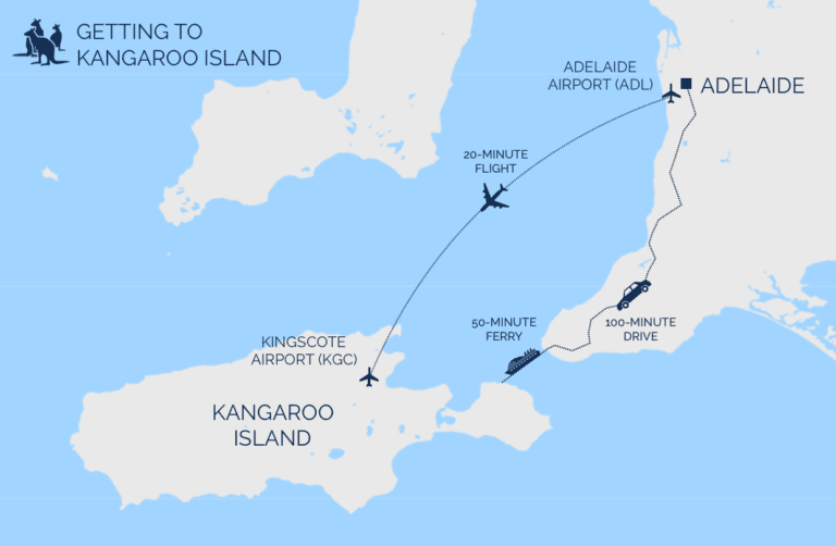 Остров Кенгуру карта