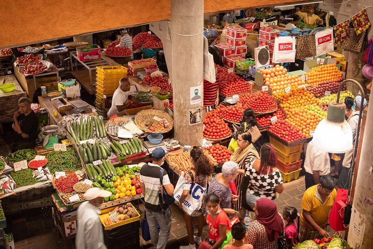 Рынок в Порт-луи