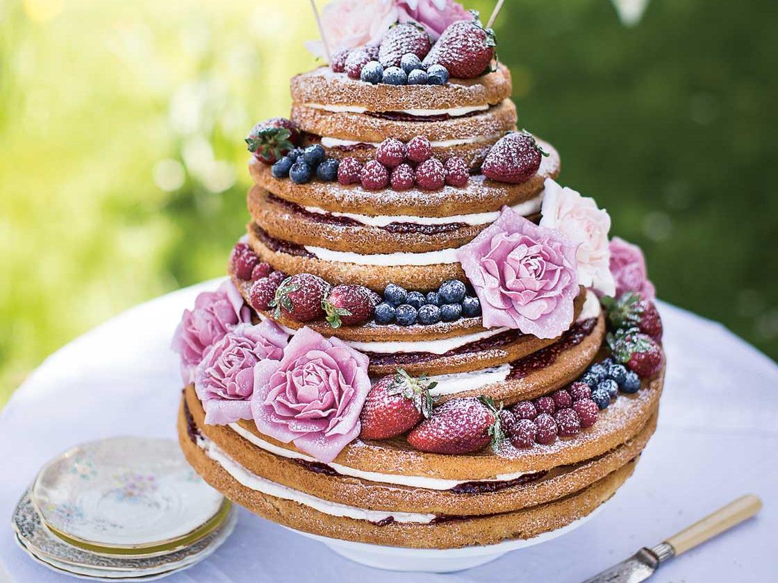 свадебный торт блинный