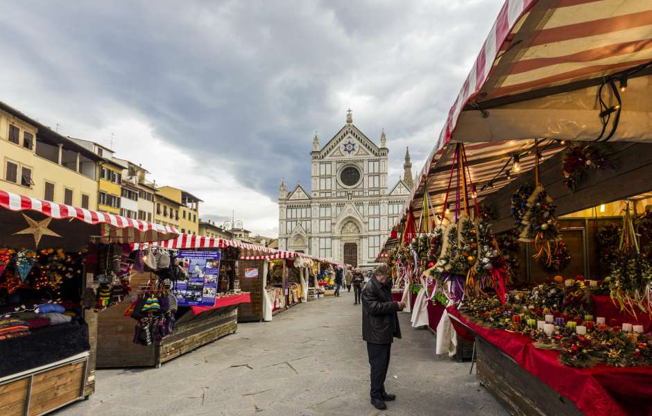 Рождество во Флоренции Италия