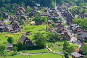 деревни Японии