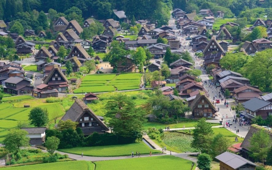деревни Японии