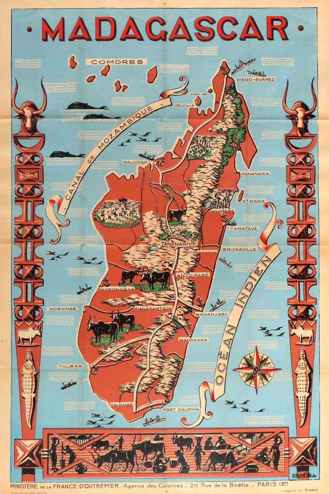 Карта Мадагаскара