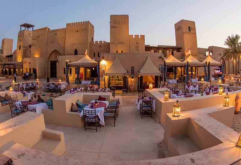 Сафари пустыня Дубай ресторан в пустыне