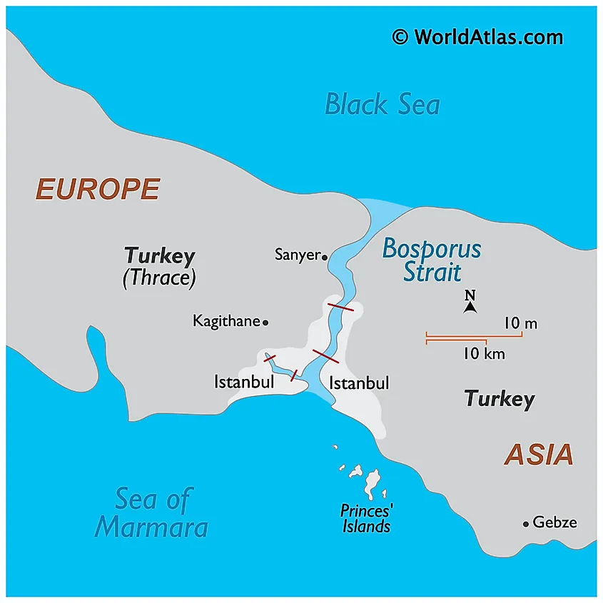 Карта Босфора