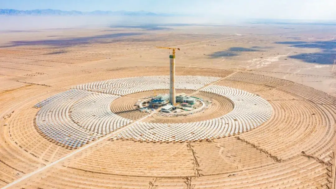 Пустыня Гоби солнечная станция